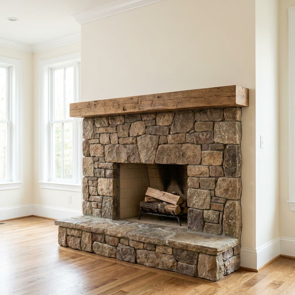 Fireplace masonry